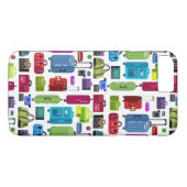 Coques Case-Mate iPhone Valises au néon (Dos (Horizontal))