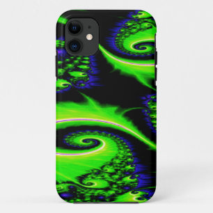 Case-Mate iPhone Case Vallée cachée Neon Vert, Bleu, Noir, Balle blanche