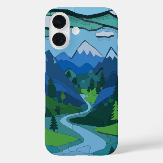 Coques Case-Mate iPhone Vallée de Mountain River (Verso)