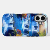 Coques Case-Mate iPhone Vallée en cascade ensoleillée 001 (Verso (horizontal))