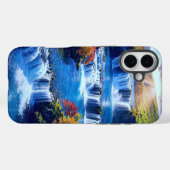 Coques Case-Mate iPhone Vallée en cascade ensoleillée 001 (Verso (horizontal))