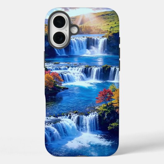 Coques Case-Mate iPhone Vallée en cascade ensoleillée 001 (Verso)