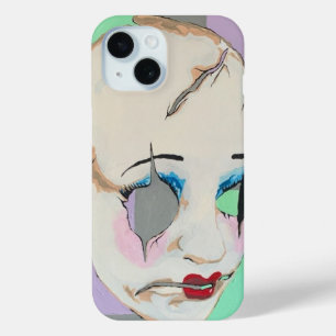 Coque Pour iPhone 15 'Vallée troublante' Peinture sur une