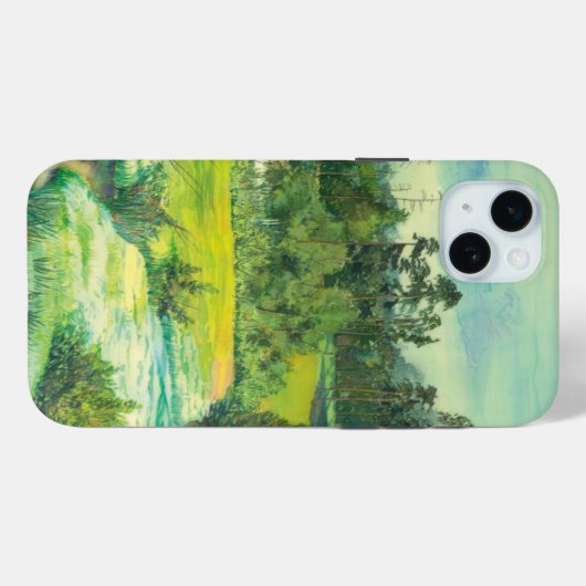 Coques Case-Mate iPhone vallée verte (Verso (horizontal))