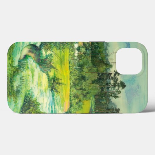 Coques Case-Mate iPhone vallée verte (Verso (horizontal))