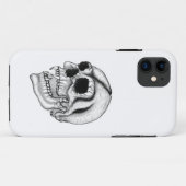 Coques Case-Mate iPhone Vampire crâne noir et blanc (Dos (Horizontal))
