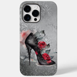 Coque Pour Pour iPhone 14 Pro Max Vampy Spike Stiletto   Rouge Rose Haut-talon Grung