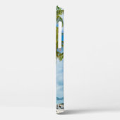 Coques Case-Mate iPhone Van bleu et blanc sur la plage (Verso / Gauche)