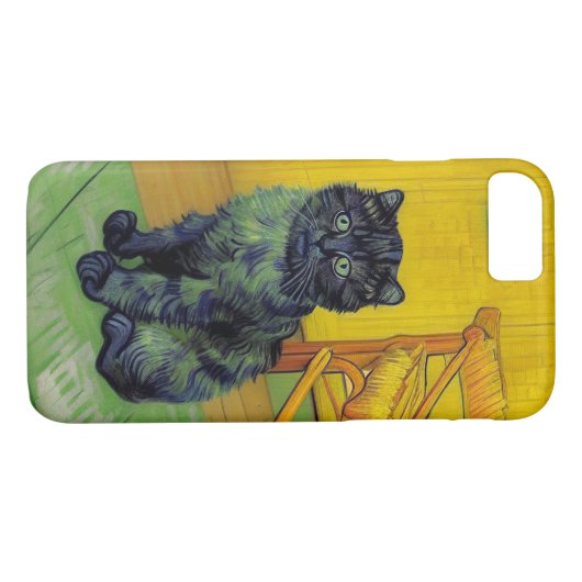 Coques Case-Mate iPhone Van Gogh Black Cat (Dos (Horizontal))