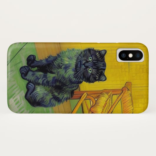 Coques Case-Mate iPhone Van Gogh Black Cat (Dos (Horizontal))