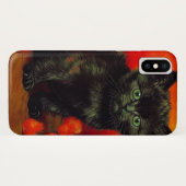 Coques Case-Mate iPhone Van Gogh Black Kitten (Dos (Horizontal))