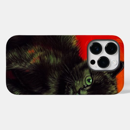 Coques Case-Mate iPhone Van Gogh Black Kitten (Verso (horizontal))