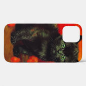 Coques Case-Mate iPhone Van Gogh Black Kitten (Verso (horizontal))