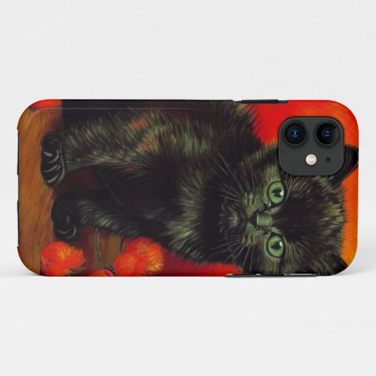 Coques Case-Mate iPhone Van Gogh Black Kitten (Dos (Horizontal))