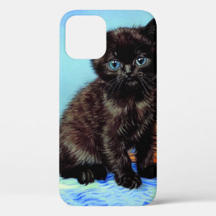 Case-Mate iPhone Case Van Gogh Black Kitten avec fils