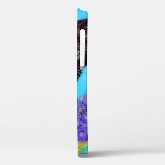 Coques Case-Mate iPhone Van Gogh Chat et fleurs (Verso / Gauche)