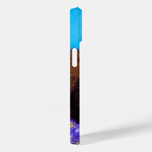 Coques Case-Mate iPhone Van Gogh Chat et fleurs (Verso / Droite)