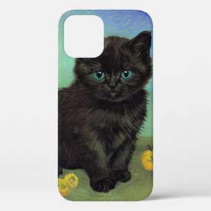 Case-Mate iPhone Case Van Gogh Chat noir Fleurs jaunes