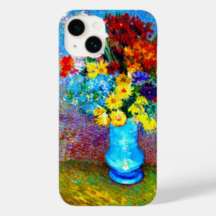 Coque Pour iPhone 14 Van Gogh Flowers dans un Vase Bleu