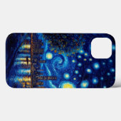 Coques Case-Mate iPhone Van Gogh Inspired: Starry Night Ocean Edition (Verso (horizontal))