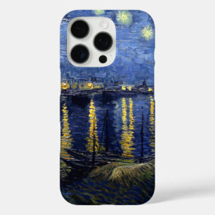 Coques iPhone 16 Pro Van Gogh Nuit étoilée sur Rhône