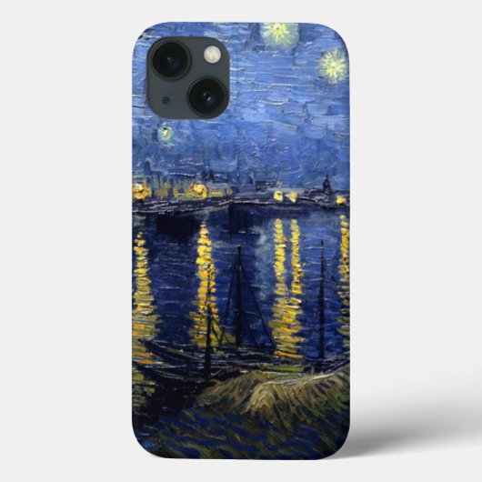 Coques Case-Mate iPhone Van Gogh Nuit étoilée sur Rhône (Verso)