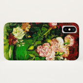 Coques Case-Mate iPhone Van Gogh Peonies et Roses (Dos (Horizontal))