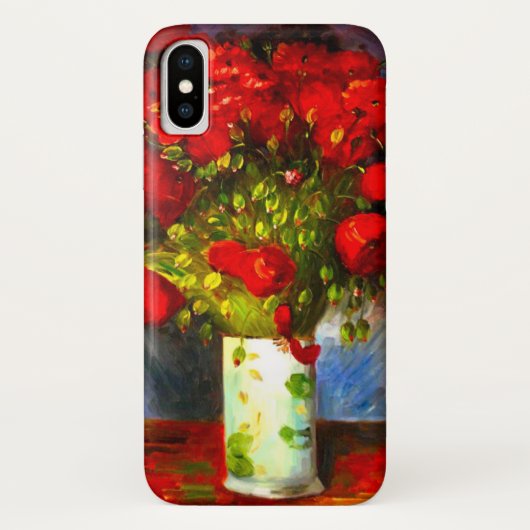 Coques Case-Mate iPhone Van Gogh Red Poppies (Dos)