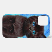 Coques Case-Mate iPhone Van Gogh Starry Night Black Cat (Verso (horizontal))