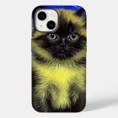 Coques Case-Mate iPhone Van Gogh Starry Nuit Siamese Cat (Verso)