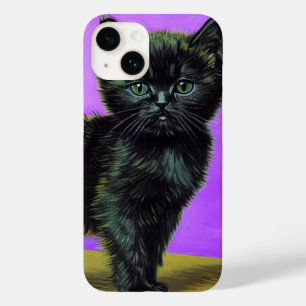 Coque Pour iPhone 14 Van Gogh Style Cat