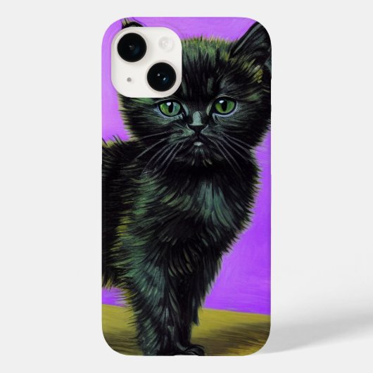 Coques Case-Mate iPhone Van Gogh Style Cat (Verso)