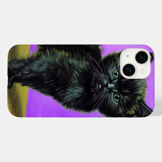 Coques Case-Mate iPhone Van Gogh Style Cat (Verso (horizontal))