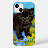 Coques Case-Mate iPhone Van Gogh Style Chat avec tournesol (Verso)