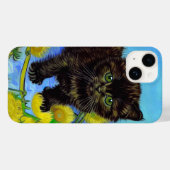 Coques Case-Mate iPhone Van Gogh Style Chat avec tournesol (Verso (horizontal))