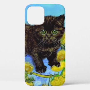 Case-Mate iPhone Case Van Gogh Style Chat avec tournesol