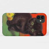Coques Case-Mate iPhone Van Gogh Style Chat noir (Dos (Horizontal))