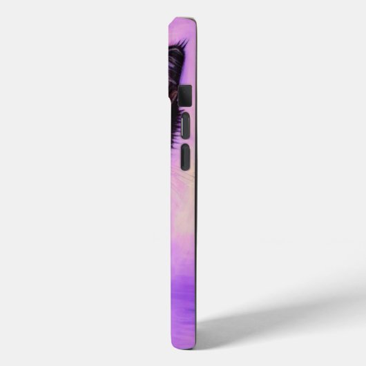 Coques Case-Mate iPhone Van Gogh Style Chat pourpre (Verso / Gauche)