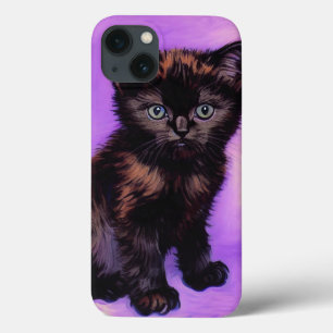 Case-Mate iPhone Case Van Gogh Style Chat pourpre