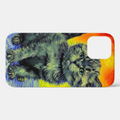 Coques Case-Mate iPhone Van Gogh Style Chat Sunset Beach (Verso (horizontal))