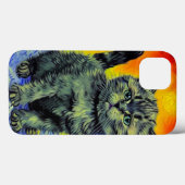 Coques Case-Mate iPhone Van Gogh Style Chat Sunset Beach (Verso (horizontal))