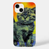 Coques Case-Mate iPhone Van Gogh Style Chat Sunset Beach (Verso)