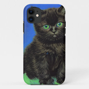 Case-Mate iPhone Case Van Gogh Style Kitten noir