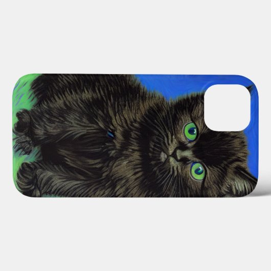Coques Case-Mate iPhone Van Gogh Style Kitten noir (Verso (horizontal))