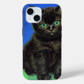Coques Case-Mate iPhone Van Gogh Style Kitten noir (Verso)