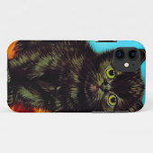 Coques Case-Mate iPhone Van Gogh Style Pouting Kitten (Dos (Horizontal))