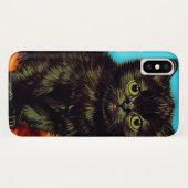 Coques Case-Mate iPhone Van Gogh Style Pouting Kitten (Dos (Horizontal))
