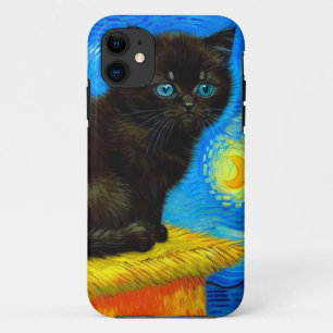 Case-Mate iPhone Case Van Gogh Style Starry Night Cat