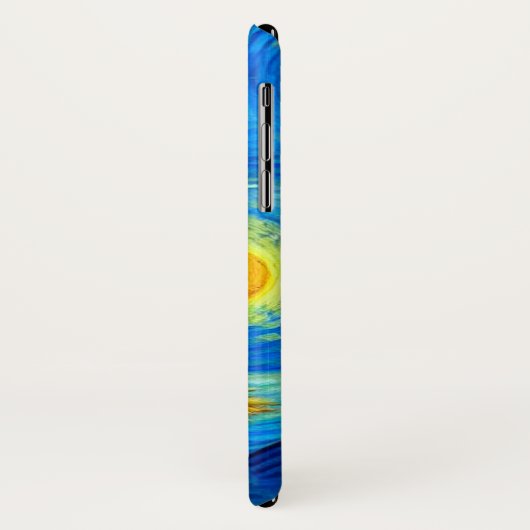 Coques Case-Mate iPhone Van Gogh Style Starry Night Cat (Dos/Gauche)