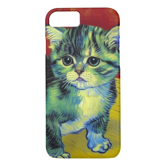 Coques Case-Mate iPhone Van Gogh Tabby Cat (Dos)